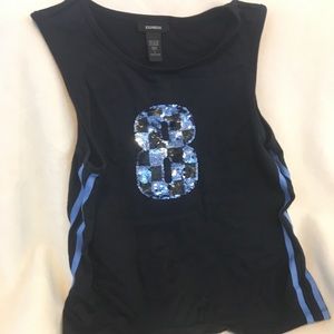 Like new Express bling tank L